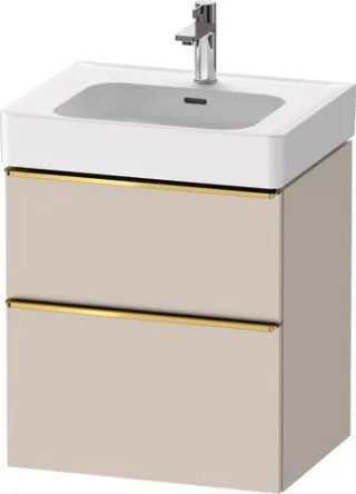 Duravit D-Neo Waschtischunterbau wandhängend Taupe Matt 584x452x625 mm - DE4376034910000 DE4376034910000
