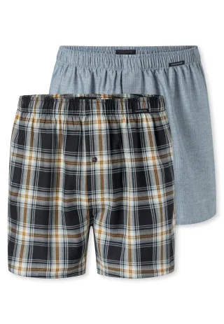 SCHIESSER - 2Pack Boxershorts sortiert 7 - Gr. - 9
