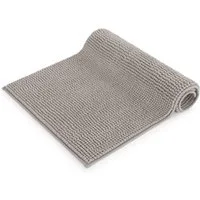 Blumtal Badematte Chenille weicher Badezimmerteppich, strapazierfähig, rutschfest, Polyester, Läufer, 40°C maschinenwaschbar
