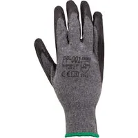 Arbeitshandschuhe Arbeitshandschuhe - Strickhandschuh, Latex schwarz K036 Größe 9