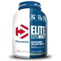 Dymatize Whey Protein Pulver Shake Elite 100% Isolat Cookies & Cream 2170 g Pulver, 2170 g