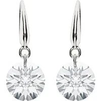 LÖB Paar Ohrhänger Damen Ohrringe Hängend 925 Silber Zirkonia Solitär Stein Anhänger Weiß (Geschenke für Frauen Beste Freundin Mutter Mama Damen zum Geburtstag Weihnachten Weihnachtsgeschenke, Inkl. Schmuckbox), Ohrhänger Strass Glitzer Diamant Klein