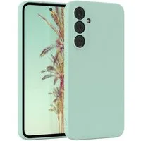 EAZY CASE Handyhülle für Samsung Galaxy A55 Hülle Silikon 6,6 Zoll, Hülle Silikon kratzfest Smart Slimcover Bumper Case Etui Mint Grün