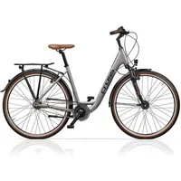 Airtracks Cityrad Damen City Fahrrad 28 Zoll LS Wave CROSS CITERRA, 7 Gang Shimano NEXUS Schaltwerk, Nabenschaltung, Grau - Rahmenhöhen 45 cm 50 cm 55 cm » Modeljahr 2026