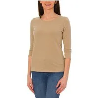 Alkato Longshirt Alkato Damen Shirt 3/4 Arm mit Rundhals