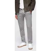OMBRE Sweatpants Herren Jogginghose Slim Fit Baumwolle Basic Grau M (kein Set, 1-tlg) weiche Baumwolle, leicht taillierter Schnitt