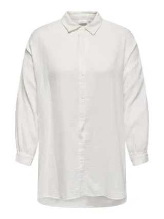 ONLY CARMAKOMA - CARTHYRA LIFE OVERSIZED SHIRT WVN NOOS cloud dancer - Gr. - 46
