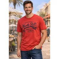 Man's World T-Shirt Kurzarm, bedruckt, Rundhalsausschnitt, aus Single Jersey