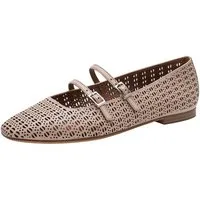 Tamaris ANTIslide, TOUCH-IT aus Leder kein Absatz Riemchenballerina ANTIslide