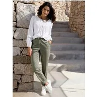 Witt Klassische Bluse Stickereibluse Langarm