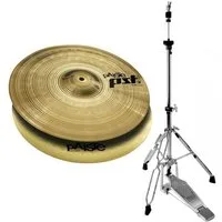 Paiste Schlagzeug Paiste PST3 Hi Hat 14 mit HiHat Maschine LHD-25.2, vielseitig