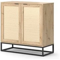 Vicco Kommode Natal, Braun, 40 x 92.5 cm mit 2 Türen (1 St)