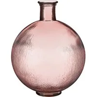Mica Decorations Deko-Glas Mica Decorations Firenza Flasche recycelte Glass h.rosa - h42xd34cm