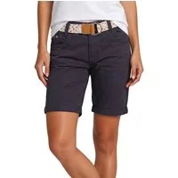 DENIMFY Bermudas Damen Shorts DFPia Regular Fit Chinoshorts mit Gürtel