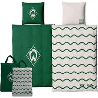 Werder Bremen Bettwäsche SV Werder Bremen GOTS Wendebettwäsche