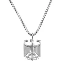 d'origine Kette mit Anhänger Deutschland Kette Herren – Bundesadler Wappen (Edelstahl)