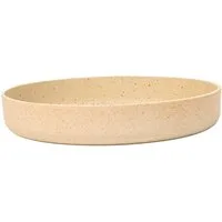 VIVANNO Pflanzschale Fiberglas ORYVEN Schale - Arbanebeige Matt Mit Muster (1 St), 30x5 cm