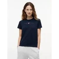 Tommy Jeans Kurzarmshirt TJW REG US LINEAR SS TEE Baumwollmischung, regular fit, Logo