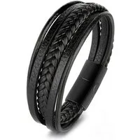 axy Lederarmband Herrenarmband Leder Armband mit Magnetverschluss (klassisch, elegant, casual, 1-tlg)