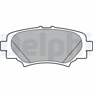 Delphi Bremsbel?ge hinten Mazda 3