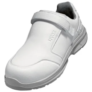uvex 1 sport white Sicherheitsschuh S2 Halbschuh Slipper mit Klettriemen weiß 44 - 6580844