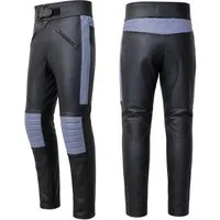 German Wear Motorradhose GW401T Motorradhose Motorrad Biker Lederhose Rindsleder leder hose Schwarz