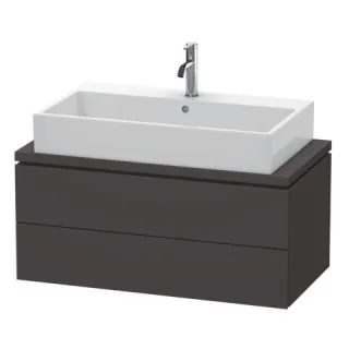 Duravit L-Cube Konsolenwaschtischunterbau wandhängend Graphit Supermatt 920x477x400 mm - LC580808080 LC580808080