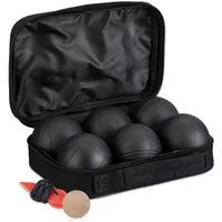 relaxdays Spielzeug-Gartenset 6 Boule Kugeln im Set, (6er Set)