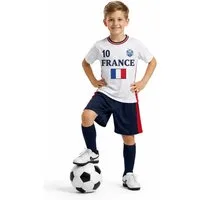 Fashion Boy Fußballtrikot Fussball Fan Set Frankreich, France, Trikot + Shorts, JS283e (Set)