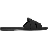 Jenny Jenny Damen-Flip-Flops, Schwarz Badepantolette