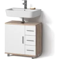 Livinity® Waschbeckenunterschrank Eisak, Sonoma, 60 x 60 cm (1-St)