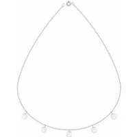 ALEXANDER YORK Kette mit Anhänger PLÄTTCHEN, 925 Sterling Silber