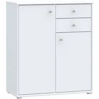 FORTE Kommode Tempra, Kommode, 2 Türen, 2 Schubkästen, viel Stauraum, Breite 73,7 cm