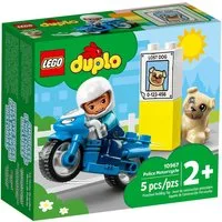 LEGO® LEGO® DUPLO Polizeimotorrad - Spielzeug für Kleinkinder ab 2 Konstruktions-Spielset