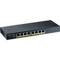 GS1900-8HP V3 8P PoE Smart Switch schwarz, 77W PoE Budget