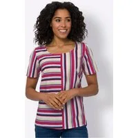 Sieh an! Klassische Bluse Schlupfbluse Kurzarm