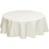 EUGAD Tischdecke (1-tlg), Damast Ornamente, mit Saum, Abwaschbar und Bügelfrei