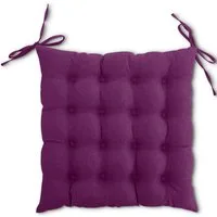 wometo Stuhlkissen Prime 40x40, OEKO-TEX®, Sitzkissen mit Steppung & Bändern
