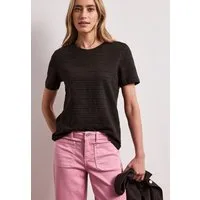 STREET ONE T-Shirt aus Baumwolle mit Stretchante