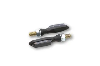 % Highsider SONIC-X1 LED Blinker, vorne /hinten Alu schwarz, universal, e-geprüft /eintragungsfrei