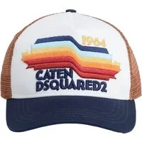 Dsquared2 Baseball Cap Basecap Trucker Cap Mesh Icon Mütze Basebalkappe Unisex Mesh-Einsätze an Seiten und Rückseite