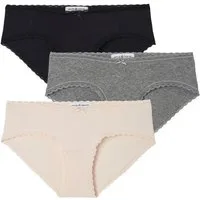 Envie de Fraise Umstandsslip Umstands-Shortys, Bio-Baumwolle 3er-Pack