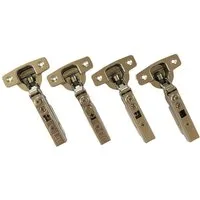 NELI Möbelbeschlag Scharniere mit Softclose (neu) passend für METOD (IKEA) (4 St., Alle Sets inklusive Befestigungsmaterial), alle Scharniere mit Softclose, passend für METOD (IKEA)