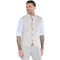 emilio adani Anzugweste Herren Sakko-Weste slim fit, Naturweiss