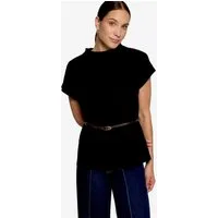 Zero Kurzarmshirt Sommershirt mit Gürtel
