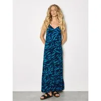 Apricot Maxikleid Maxikleid in Trapezform Druck