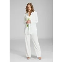 SWING Hosenanzug - Hose aus Satin mit geradem Bein