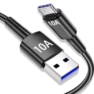 6A 120W USB-A to Type-C Cable Fast Charging Data Transmission Copper Cord Line 1M/2M Long for iPhone 16 15 15 Plus for H