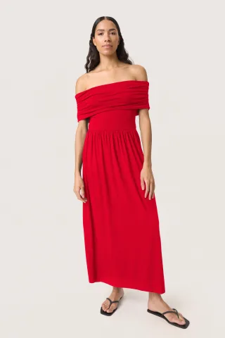 Jerseykleid Feminine Form Salsa red
