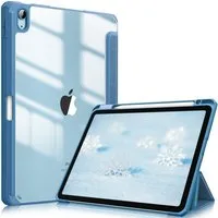 Fintie Tablet-Hülle für iPad Air 11'' M4/M3/M2(2026/2025/2024), iPad Air 5/4 Gen 2022/2020 10.9 Zoll, mit Stifthalter, Hülle mit transparenter Hartschale auf der Rückseite